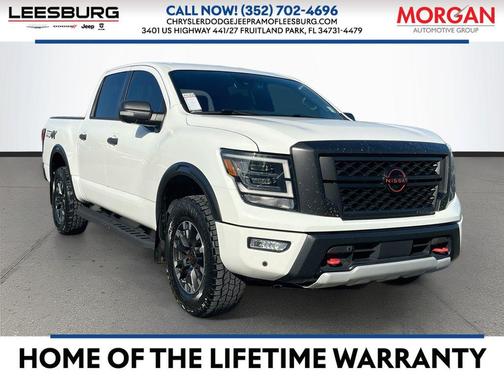 Glacier White 2023 Nissan Titan PRO-4X