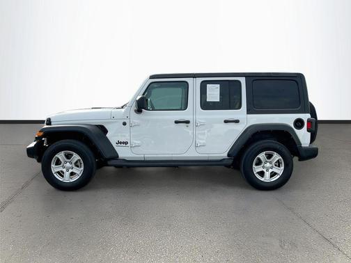 Bright White Clearcoat 2023 Jeep Wrangler Sport S