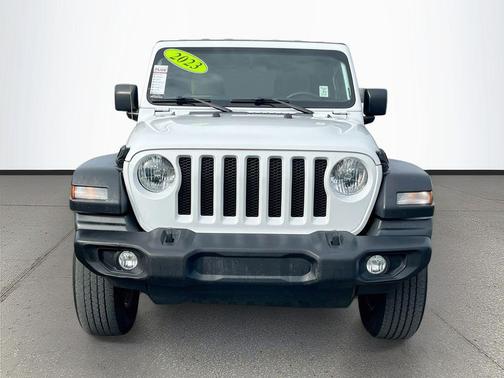 Bright White Clearcoat 2023 Jeep Wrangler Sport S