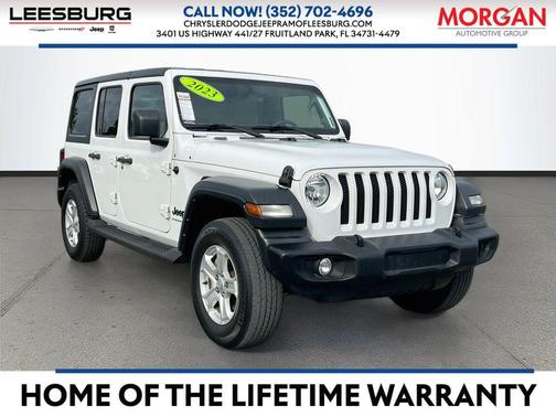Bright White Clearcoat 2023 Jeep Wrangler Sport S