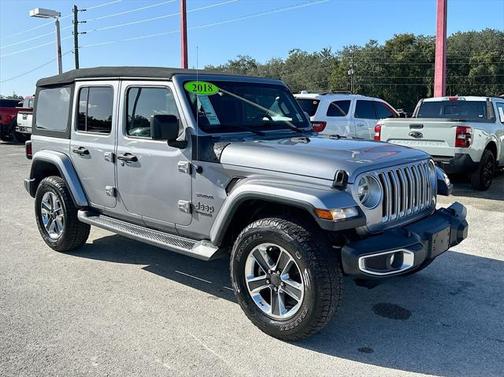 Billet Silver Metallic Clearcoat 2018 Jeep Wrangler Unlimited Sahara