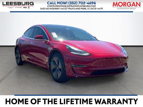 Red Multi-Coat 2018 Tesla Model 3 Long Range
