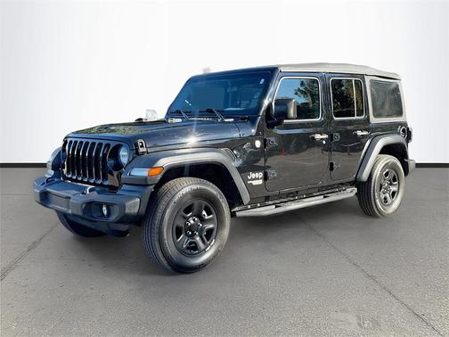 Black Clearcoat 2018 Jeep Wrangler Unlimited Sport