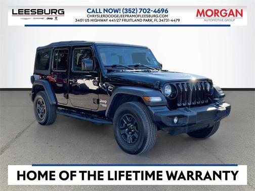 Black Clearcoat 2018 Jeep Wrangler Unlimited Sport