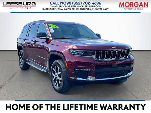 Velvet Red Pearlcoat 2025 Jeep Grand Cherokee L Limited