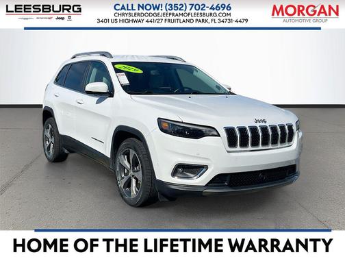 Bright White Clearcoat 2019 Jeep Cherokee Limited