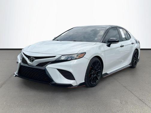 Midnight Black Metallic 2021 Toyota Camry TRD