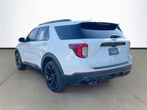 Star White Metallic Tri-Coat 2020 Ford Explorer ST