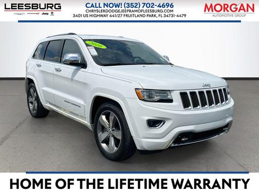 Bright White Clearcoat 2016 Jeep Grand Cherokee Overland