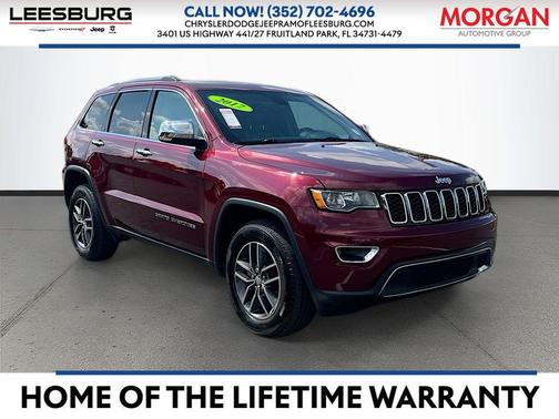 Velvet Red Pearlcoat 2017 Jeep Grand Cherokee Limited