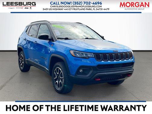 Hydro Blue Pearlcoat 2025 Jeep Compass Trailhawk