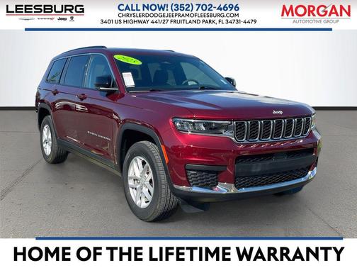 Velvet Red Pearlcoat 2025 Jeep Grand Cherokee L Laredo