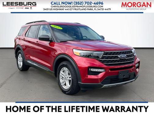 Rapid Red Metallic Tinted Clearcoat 2022 Ford Explorer XLT