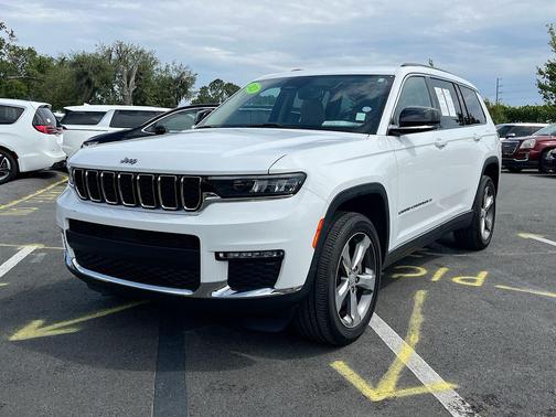 Bright White Clearcoat 2021 Jeep Grand Cherokee L Limited