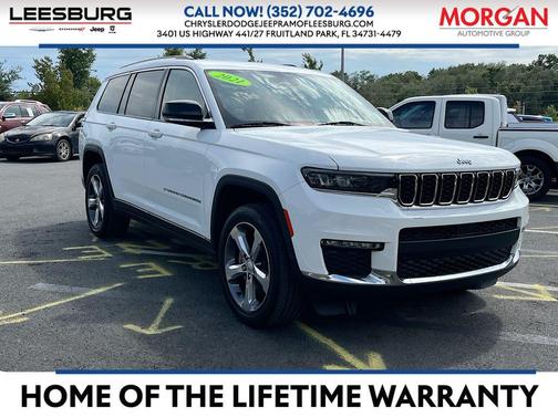 Bright White Clearcoat 2021 Jeep Grand Cherokee L Limited