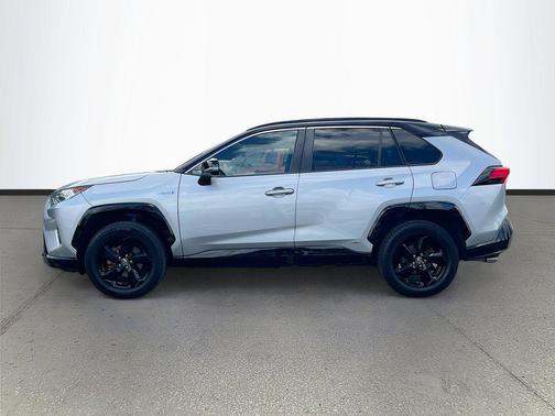 Silver Sky Metallic w/Midnight Black Roof 2020 Toyota RAV4 Hybrid SE