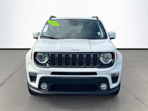 Alpine White Clearcoat 2019 Jeep Renegade Latitude