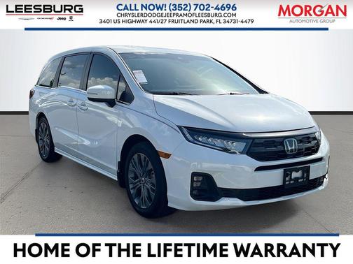 Pearl White 2025 Honda Odyssey Touring