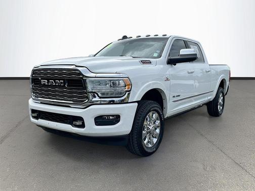 Bright White Clearcoat 2020 RAM 2500 Limited Crew Cab 4x4 6'4' Box