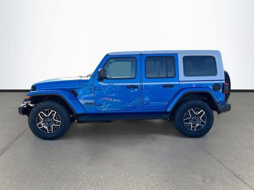 hydro blue pearlcoat 2026 Jeep Wrangler 4-Door Sahara 4x4