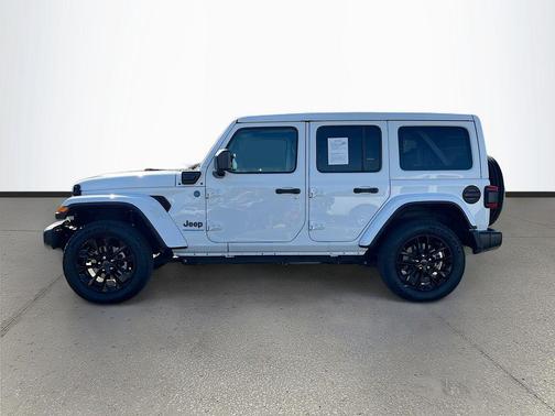 Bright White Clearcoat 2025 Jeep Wrangler 4xe Sahara