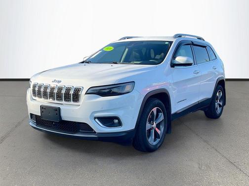Bright White Clearcoat 2019 Jeep Cherokee Limited