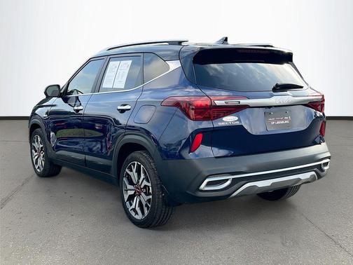 Dark Ocean Blue/Black Roof 2023 Kia Seltos SX Turbo