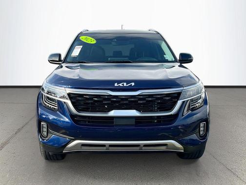 Dark Ocean Blue/Black Roof 2023 Kia Seltos SX Turbo
