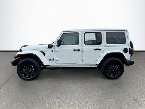 Bright White Clearcoat 2025 Jeep Wrangler 4xe Sahara
