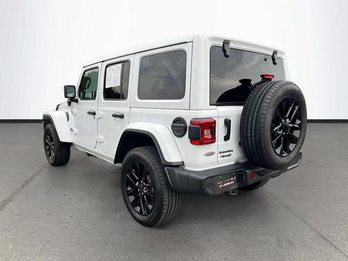 Bright White Clearcoat 2025 Jeep Wrangler 4xe Sahara