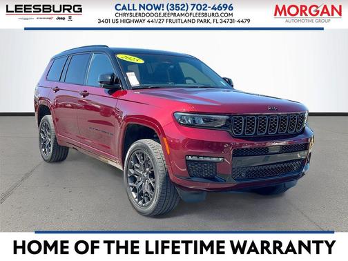 Velvet Red Pearlcoat 2025 Jeep Grand Cherokee L Summit Reserve