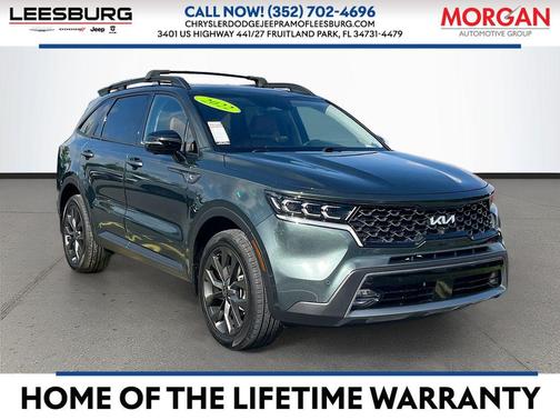 Aruba Green 2022 Kia Sorento SX