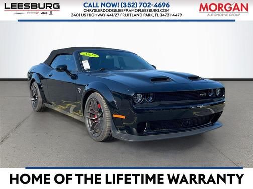 Pitch Black Clearcoat 2023 Dodge Challenger SRT Hellcat