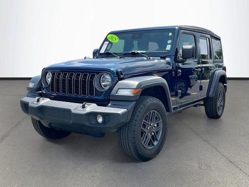 Fathom Blue Pearlcoat 2025 Jeep Wrangler Sport S