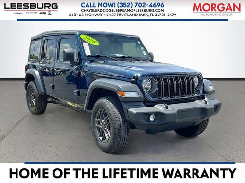 Fathom Blue Pearlcoat 2025 Jeep Wrangler Sport S