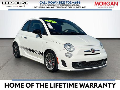 Bianco (White) 2015 FIAT 500 Abarth