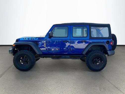 Ocean Blue Metallic Clearcoat 2018 Jeep Wrangler Unlimited Sport