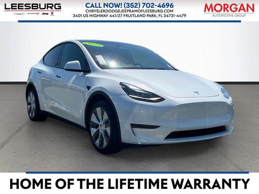 Pearl White Multi-Coat 2023 Tesla Model Y Long Range Dual Motor All-Wheel Drive