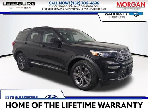 Agate Black Metallic 2022 Ford Explorer XLT