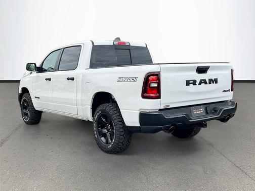 Bright White Clearcoat 2026 RAM 1500 Warlock Crew Cab 4x4 5'7' Box