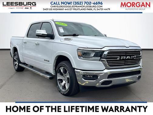Bright White Clearcoat 2021 RAM 1500 Laramie