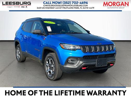 Laser Blue Pearlcoat 2022 Jeep Compass Trailhawk