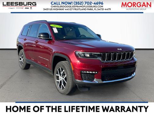 Velvet Red Pearlcoat 2025 Jeep Grand Cherokee L Limited