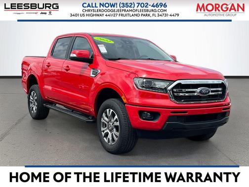 Race Red 2022 Ford Ranger LARIAT
