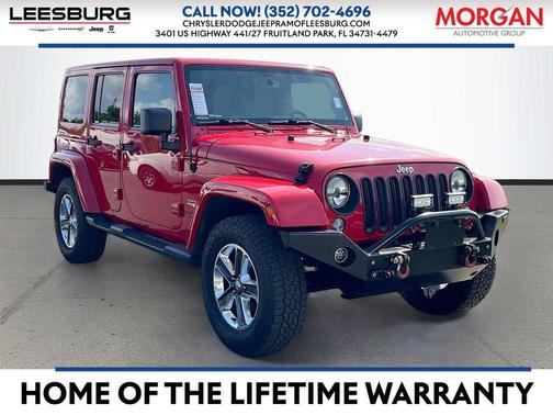 Flame Red Clearcoat 2014 Jeep Wrangler Unlimited Sahara