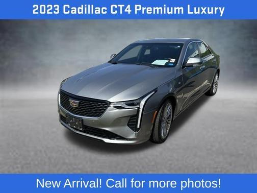 Silver Metallic 2023 Cadillac CT4 Premium Luxury