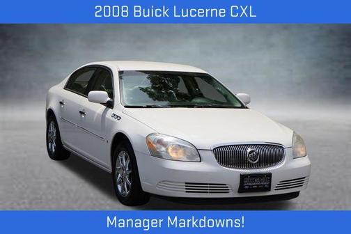 White Opal 2008 Buick Lucerne CXL
