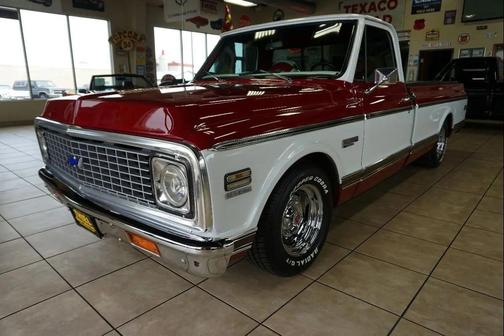 Maroon 1971 Chevrolet C10/K10 Base