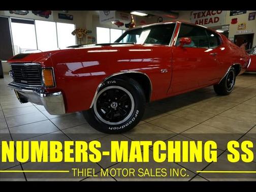 1972 Chevrolet Chevelle Original Super-Sport Number's Matching