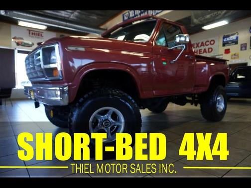 Burgundy 1984 Ford F-150 Regular Cab - 4X4 - Short Bed - Step Side!